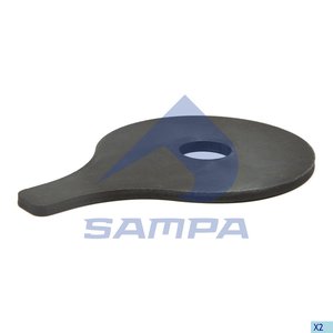 Шайба ROR MERITOR пальца ушка рессоры (24x100x5) SAMPA 085.204, 21224386