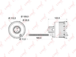 Фильтр топливный MAZDA 3 (03-09) LYNX LF964M, ZY08-13-35XF