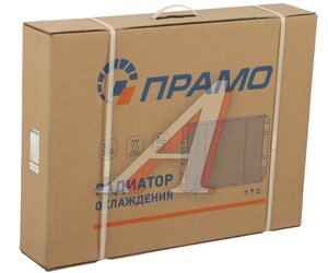 Радиатор ГАЗ-3302 Бизнес алюминиевый 2-х рядный (паяный) ПРАМО 33027-1301010, ЛР33027-1301010-10, 33027-1301010-10