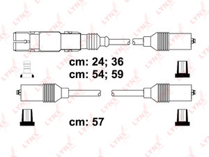 Провод высоковольтный VW Golf (88-97) комплект LYNX SPE8003, 1HM998031