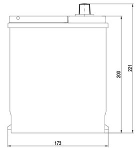 Аккумулятор VOLTHOR Ultra 95А/ч 6СТ95(1) 59519 D31, 59519