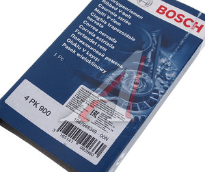 Ремень приводной поликлиновой 4PK900 BOSCH 1987948349, 4PK900