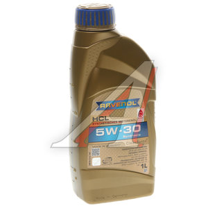 Масло моторное HCL 5W30 синт.1л RAVENOL 1111118-001, RAVENOL SAE5W30