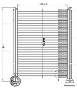 Радиатор отопителя ЛАДА Vesta LUZAR LRh0978, 271153553R, 8450039726