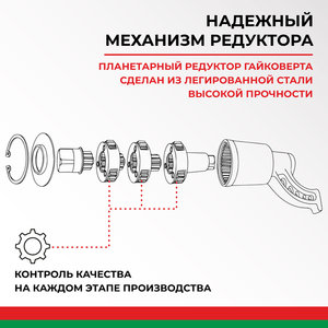 Гайковерт механический (УКМ) (головка S=32/33 L=270мм 1х56 3600Нм) БЕЛАК БАК.00017