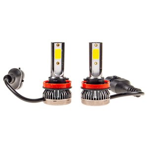 Лампа светодиодная 12/24V H11 18W с радиатором (2шт.) LED 2 COB MisMINI MIS-MINI-H11