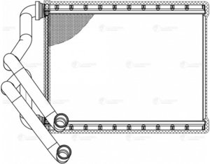 Радиатор отопителя KIA Optima (15-) LUZAR LRH0850, 97138-D4000