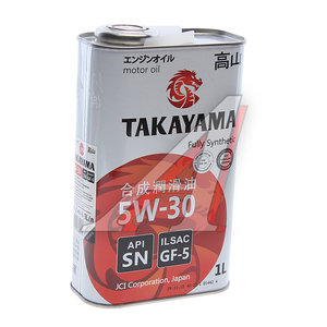 Масло моторное Adaptec SN/GF-5 5W30 синт.1л TAKAYAMA 605584, TAKAYAMA SAE5W30