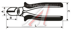Кусачки боковые 180мм АВТОДЕЛО 30118, 10740