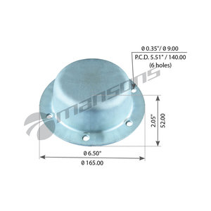 Крышка SAF ступицы (на 6 шпилек) MANSONS 600.108, 600108, 1304001600