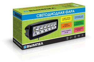 Фара светодиодная 10-30V 18W 165х80х55мм дальний свет ВЫМПЕЛ 5180, WL-118BS