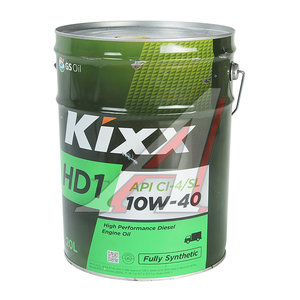 Масло дизельное HD1 API CI-4/SL 10W40 синт.20л KIXX L2061P20E1, KIXX SAE 10W40