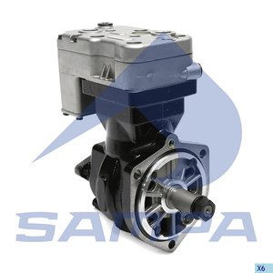 Компрессор IVECO Stralis (1 цилиндровый) SAMPA 093.434, 7.62010/4123520200/4123520080/093.434, 504308489