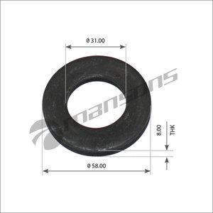 Шайба GIGANT (58х31х8мм) MANSONS 900.518, 900518, 00479018