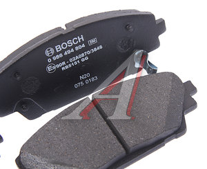 Колодки тормозные MAZDA 3 (13) передние (4шт.) BOSCH 0986494804, B4Y0-33-28ZB