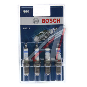 Свеча зажигания FR91X SUPER-4 комплект BOSCH 0242222804