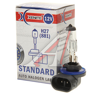 Лампа 12V H27(881) 27W PGJ13 3200К Standard XENITE 1007007