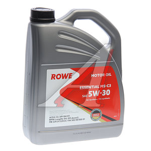 Масло моторное ESSENTIAL MS-C3 5W30 синт.4л ROWE 20364-453-2A, ROWE SAE5W30