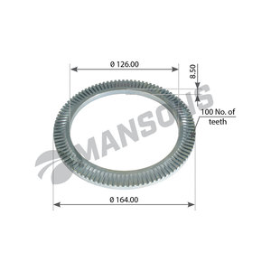 Кольцо АБС SCANIA P,R series MANSONS 100.048, 100048, 1375382