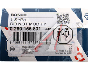 Форсунка VOLVO S60,S80,XC60,XC70,V70 топливная BOSCH 0280155831, 9188630/9188630