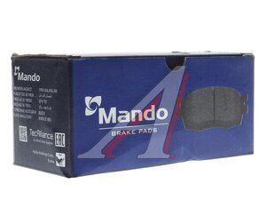 Колодки тормозные BMW 1 (E81,E82,E88) передние (4шт.) MANDO MBF015413, GDB1611, 34116767143/34116767144