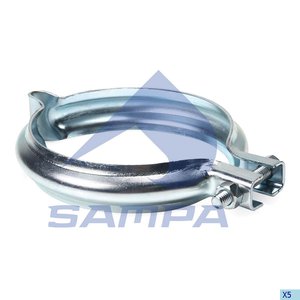 Хомут VOLVO FH турбокомпрессора (d=102) SAMPA 031.386, 3033054