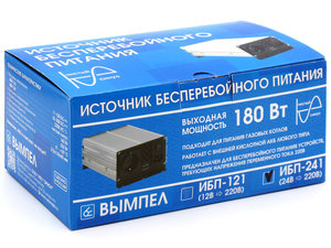 Источник бесперебойного питания для котла 24-220V 550/180Вт ВЫМПЕЛ ИБП-241