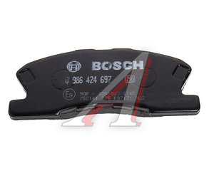 Колодки тормозные TOYOTA Duet (98-04) передние (4шт.) BOSCH 0986424697, PN6427, 04491-97401