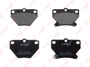 Колодки тормозные TOYOTA Yaris,Celica,Corolla задние (99-) (4шт.) LYNX BD7538, GDB3243, 04466-52030