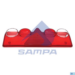 Рассеиватель SCHMITZ Europoint 2 фонаря заднего правого/левого SAMPA 096.1217, 10.99208/096.1217, 1011445