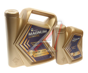 Масло моторное MAGNUM Ultratec 5W40 SN/CF/A3/B4 синт.4л+1л РОСНЕФТЬ 75310, ROSNEFT SAE5W40 АКЦИЯ