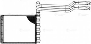 Радиатор отопителя FORD Focus (11-) LUZAR LRH1075, M4991106, 1824911