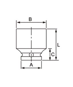 Головка торцевая 1/2" 29мм ударная L=42мм JTC JTC-443829