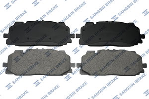 Колодки тормозные AUDI A4 (08-) передние (4шт.) SANGSIN SP4128, 4M0698151AP