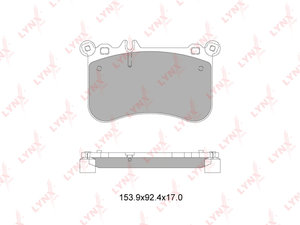 Колодки тормозные MERCEDES E (W212) передние (4шт.) LYNX BD5355, GDB1972, A0064208920