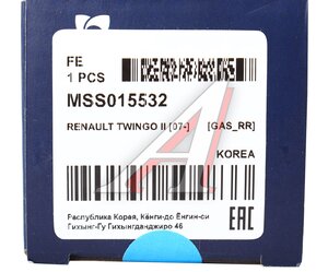 Амортизатор RENAULT Twingo (07-) задний левый/правый газовый MANDO MSS015532, 343822, 8200368122