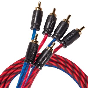 Кабель RCA 2х4 2.5м KICX Headshot RCA-24-250-SS