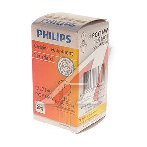 Лампа 12V PCY16W PU20d-2 Hiperclick PHILIPS 12271AC1, P-12271A