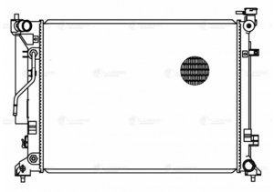 Радиатор KIA Optima (15-) охлаждения двигателя LUZAR LRC08120, 25310-D4100
