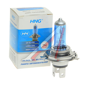 Лампа 12V H4 60/55W P43t Super White HNG 12443SW, HNG-12443SW, АКГ12-60+55(Н4)