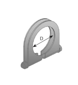 Хомут глушителя MERCEDES 814,914,1414-1523 (d=92-96) (цинк) E-line DINEX 50924, 6744920040