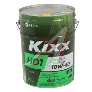 Масло дизельное HD1 API CJ-4/E9 10W40 синт.20л KIXX L2059P20K1, KIXX SAE 10W40