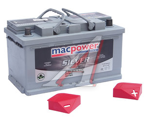 Аккумулятор MACPOWER 80А/ч обратная полярность,низкий 6СТ80(0) SMF58827(58043), SMF58827(58043)