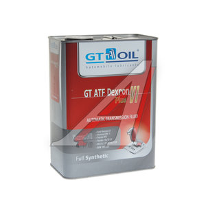 Масло трансмиссионное GT ATF Dexron VI Plus синт.4л GT OIL 8809059408520, GT ATF DEXRON VI