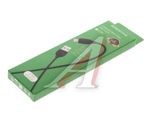 Кабель iPhone (5-) 1м BOROFONE BX19 черный, 00058