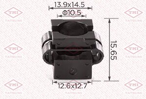 Клипса VW крепления защиты TATSUMI BELT TJB1402, 4A0805163