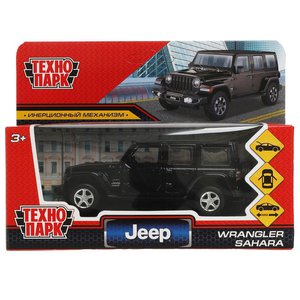 Модель автомобиля JEEP Sahara металлическая ТЕХНОПАРК SAHARA 5D-12-BK, 981547