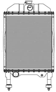 Радиатор МТЗ-1221,1222 алюминиевый 5-ти рядный дв.Д-260.2 LUZAR LRC06221, 1221-1301010