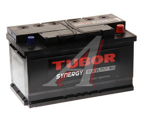 Аккумулятор TUBOR Synergy 85А/ч обратная полярность,низкий 6СТ85(0), 4607008886313