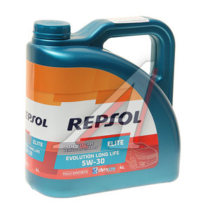 Масло моторное ELITE LL 5W30 синт.4л REPSOL 6397R, REPSOL 5W30